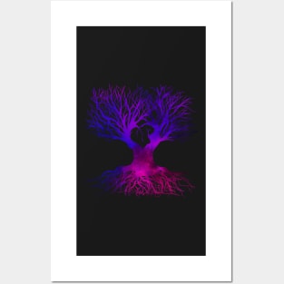 Purple Magic Tree Of The World Posters and Art